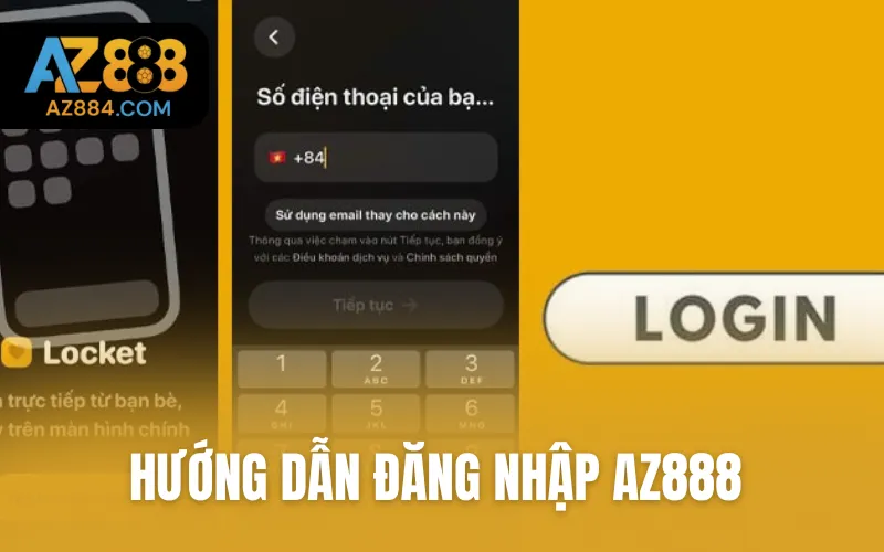 Hướng dẫn đăng nhập AZ888 trên hệ thống