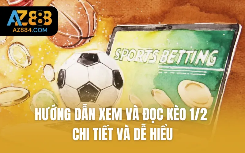 Hướng dẫn xem và đọc kèo 1/2 chi tiết và dễ hiểu